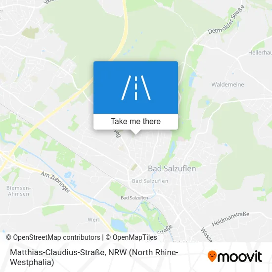 Карта Matthias-Claudius-Straße