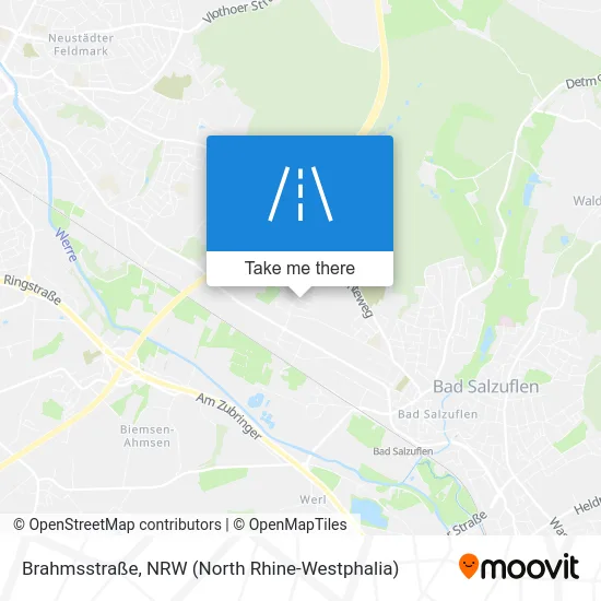 Карта Brahmsstraße