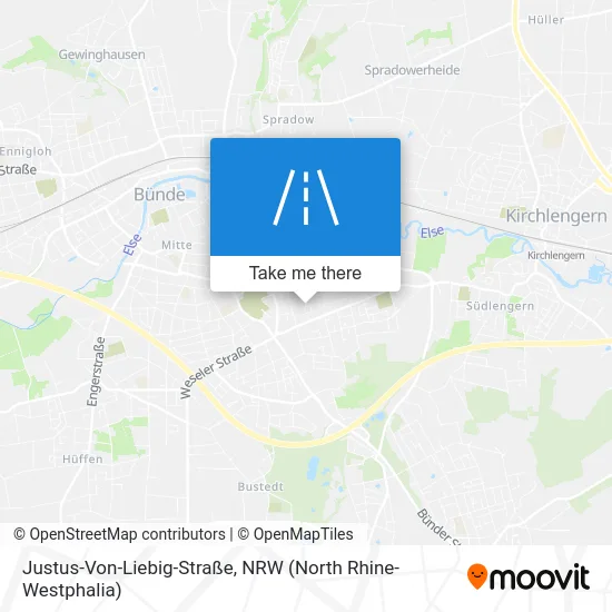 Карта Justus-Von-Liebig-Straße