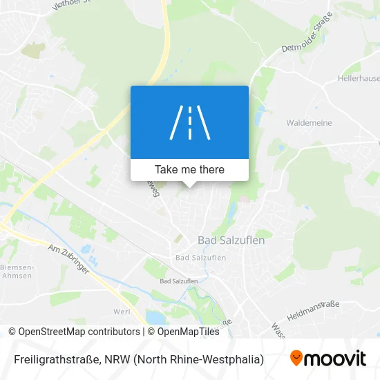 Карта Freiligrathstraße