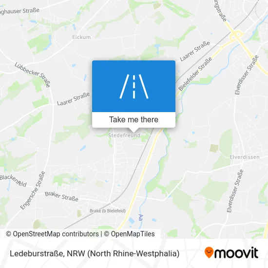 Карта Ledeburstraße