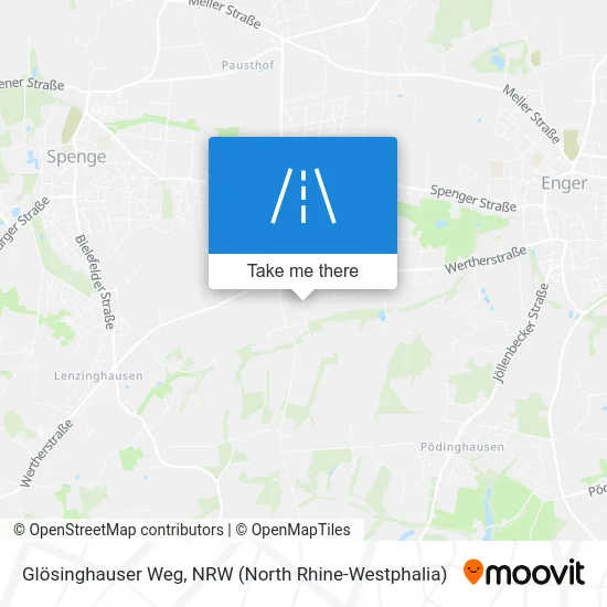 Карта Glösinghauser Weg