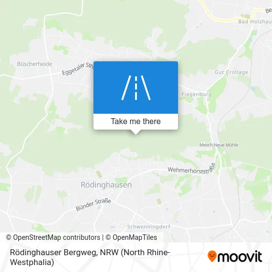 Карта Rödinghauser Bergweg