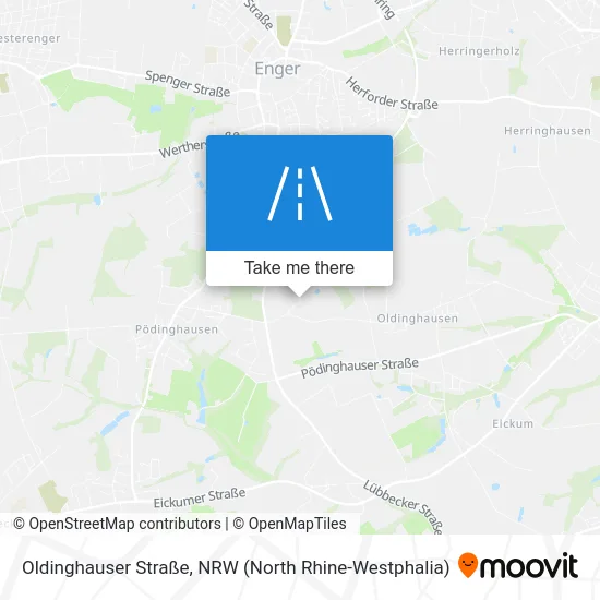 Карта Oldinghauser Straße