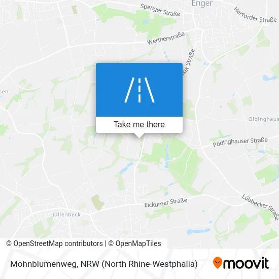 Карта Mohnblumenweg