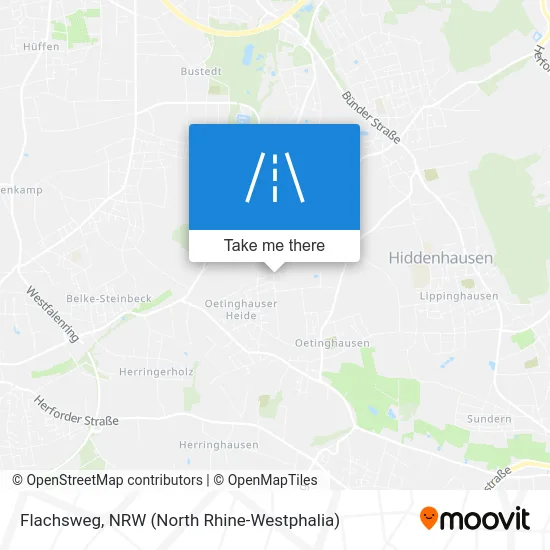 Карта Flachsweg