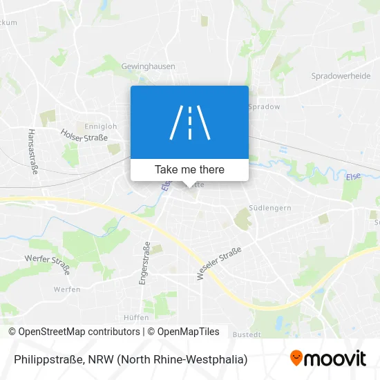 Карта Philippstraße