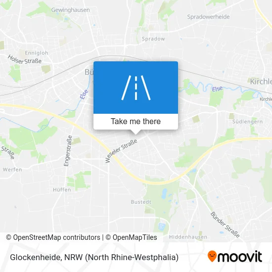 Карта Glockenheide