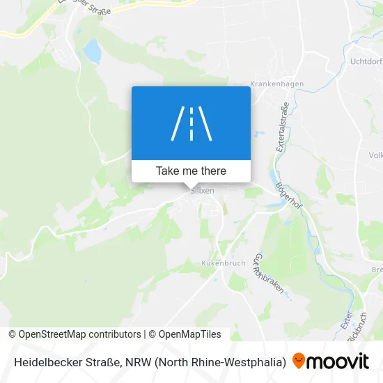 Карта Heidelbecker Straße