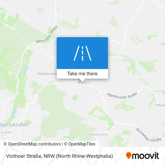 Карта Vlothoer Straße