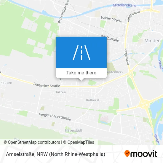 Карта Amselstraße