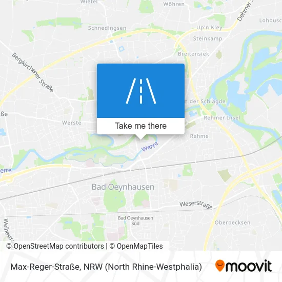 Карта Max-Reger-Straße
