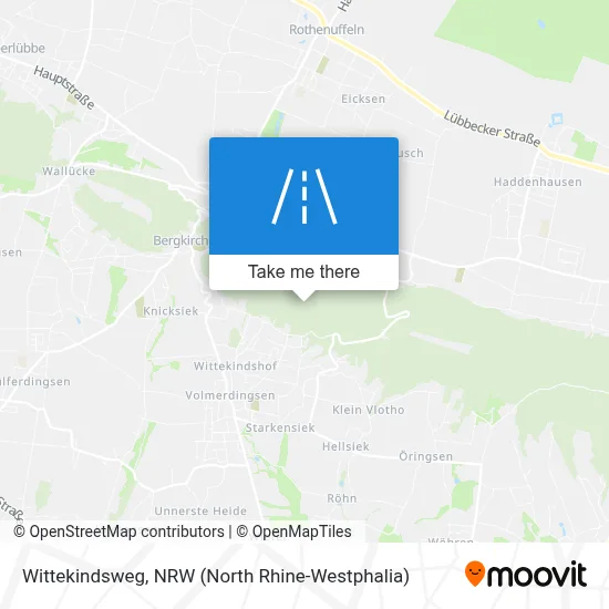 Wittekindsweg map