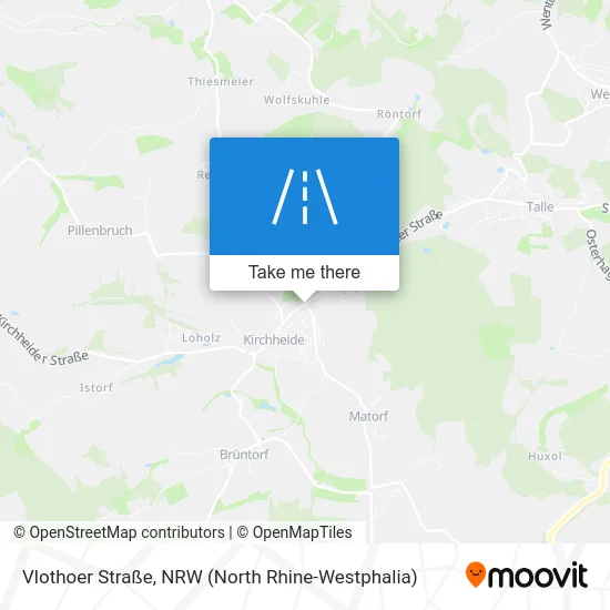 Карта Vlothoer Straße