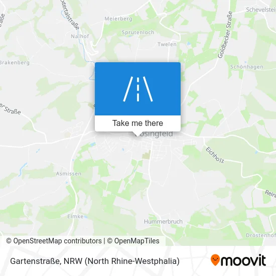 Карта Gartenstraße