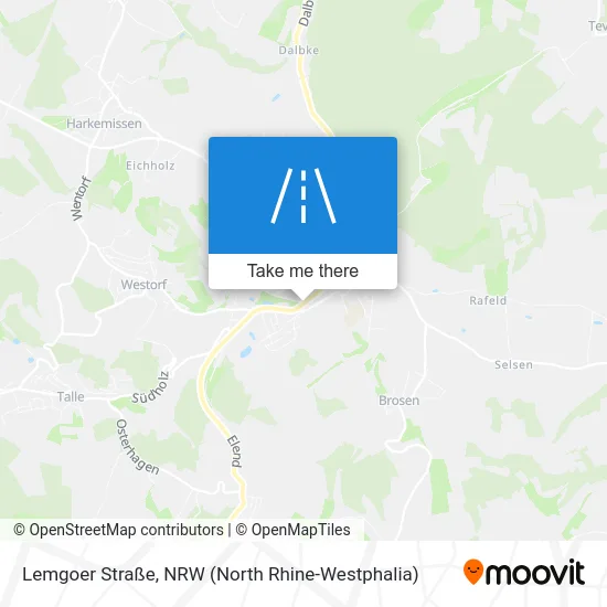 Карта Lemgoer Straße