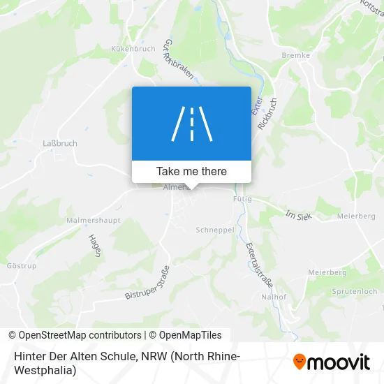 Карта Hinter Der Alten Schule