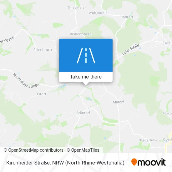Карта Kirchheider Straße