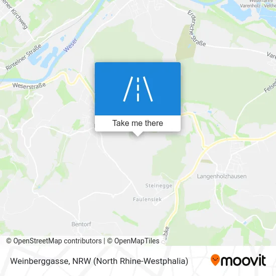 Карта Weinberggasse