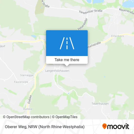 Карта Oberer Weg