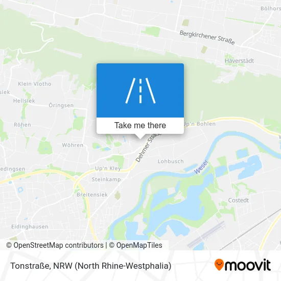 Карта Tonstraße