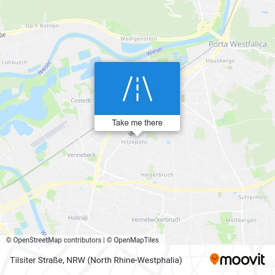 Карта Tilsiter Straße