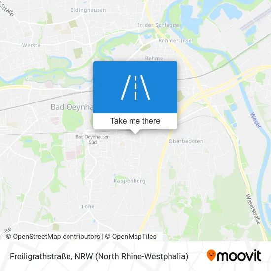 Карта Freiligrathstraße