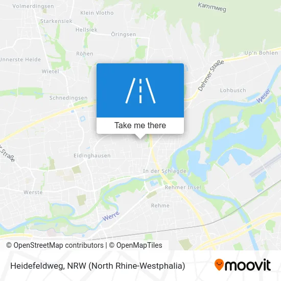 Карта Heidefeldweg