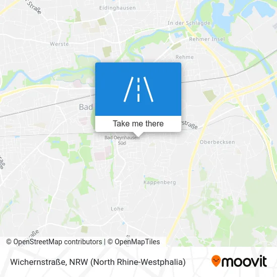 Карта Wichernstraße