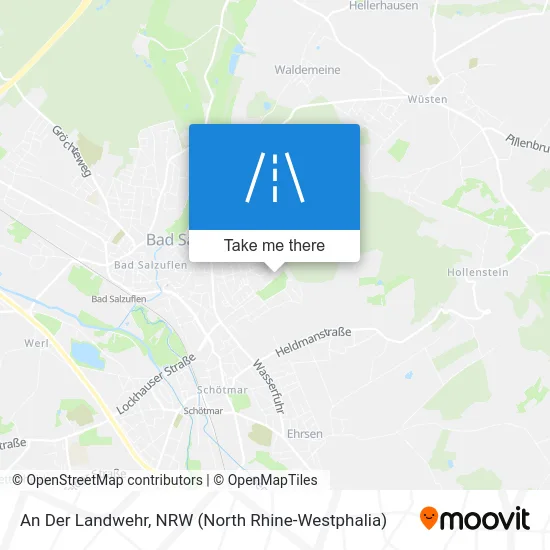 An Der Landwehr map