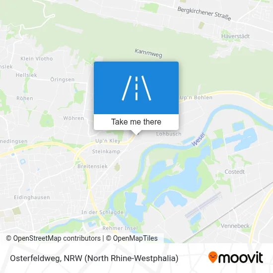 Osterfeldweg map