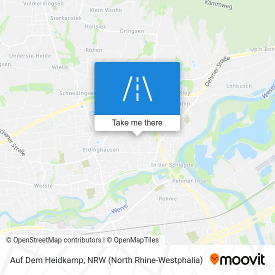 Карта Auf Dem Heidkamp