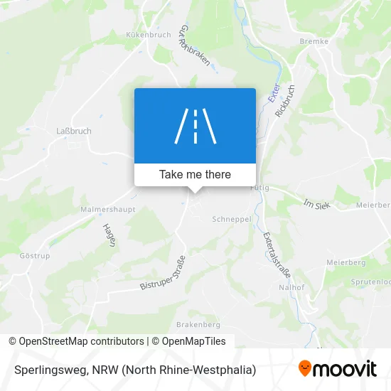 Sperlingsweg map