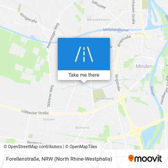 Карта Forellenstraße