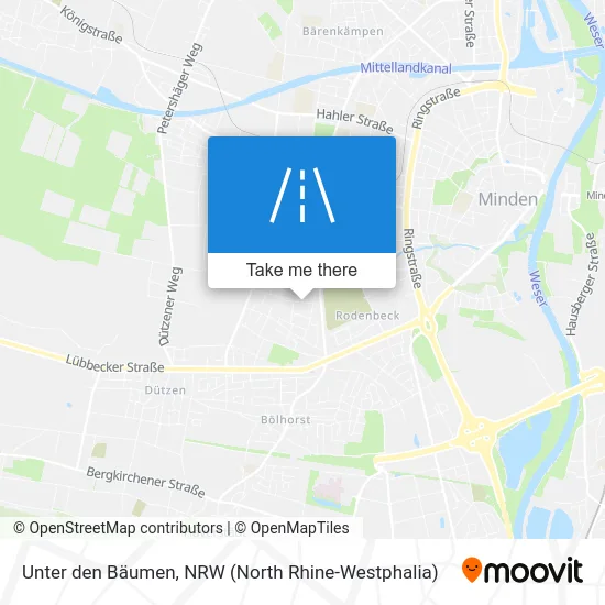 Карта Unter den Bäumen