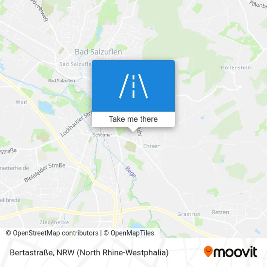 Карта Bertastraße
