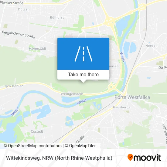 Карта Wittekindsweg