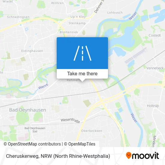 Карта Cheruskerweg