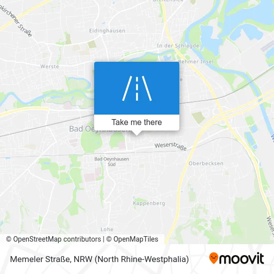 Карта Memeler Straße