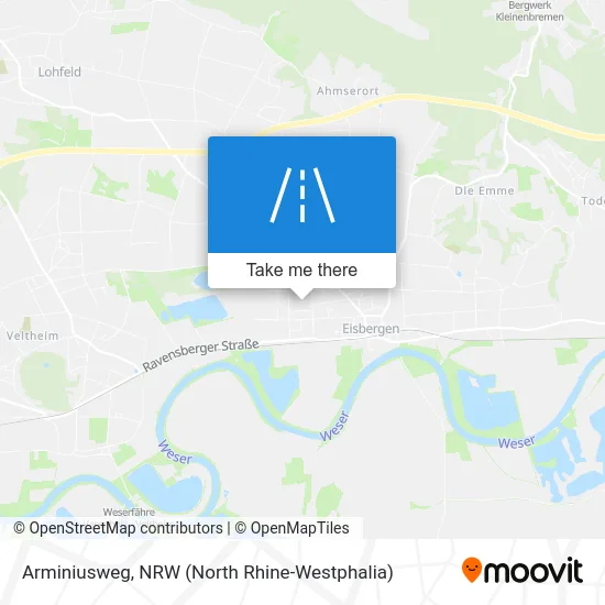 Карта Arminiusweg