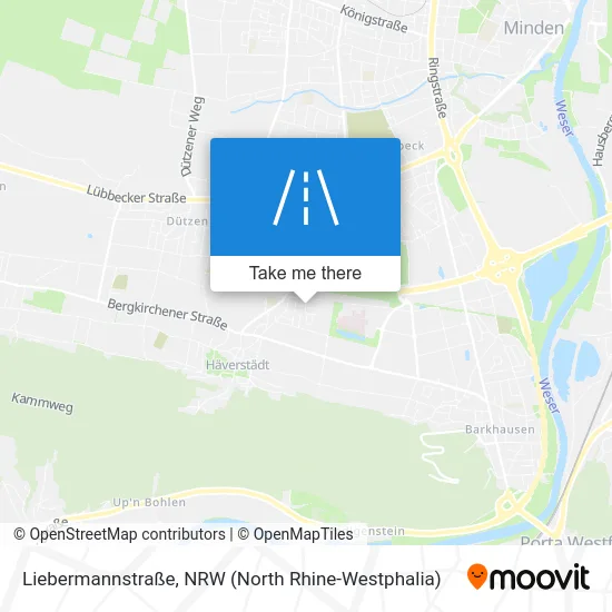 Карта Liebermannstraße