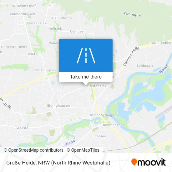Карта Große Heide