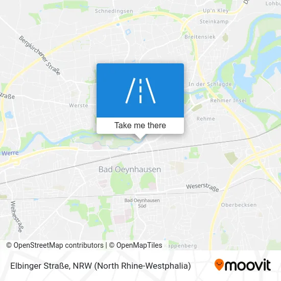 Карта Elbinger Straße