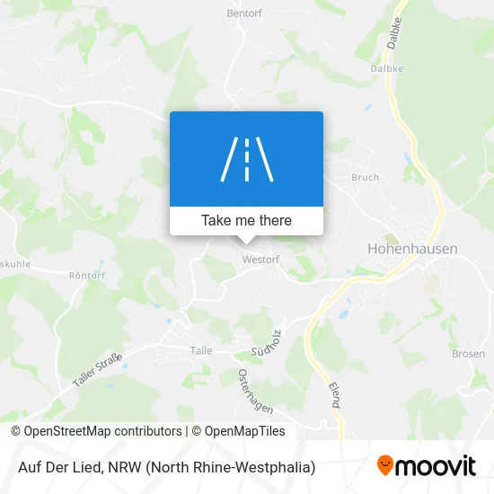 Карта Auf Der Lied