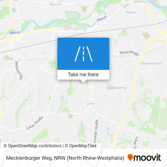 Карта Mecklenburger Weg