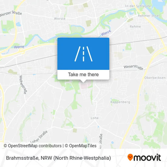 Карта Brahmsstraße