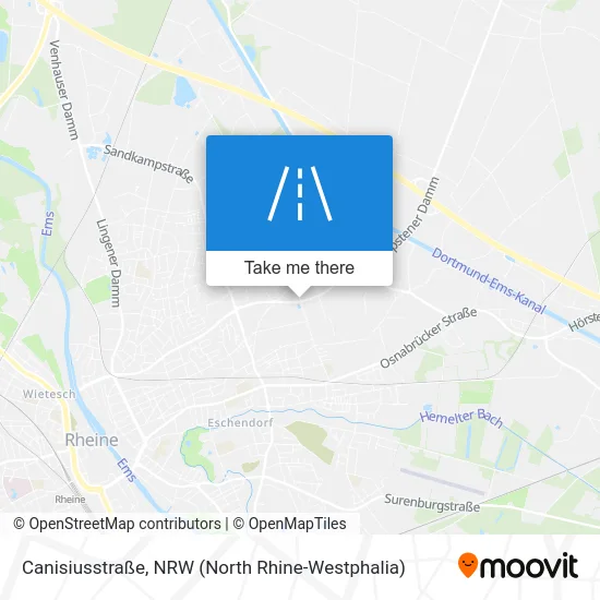 Карта Canisiusstraße