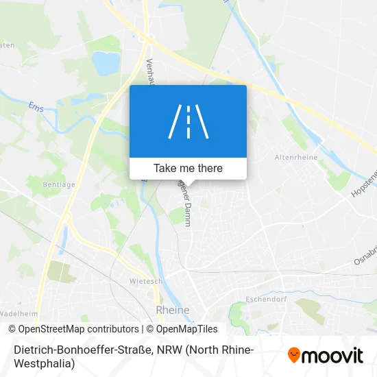 Карта Dietrich-Bonhoeffer-Straße