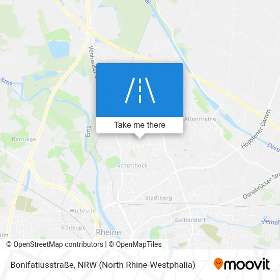 Bonifatiusstraße map