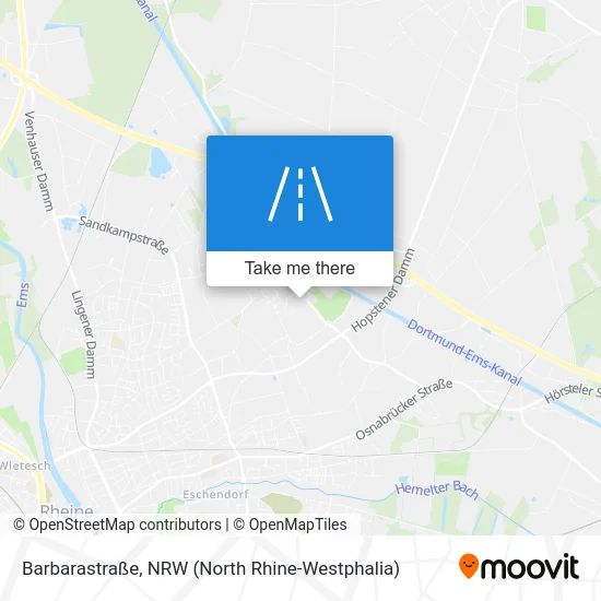 Карта Barbarastraße